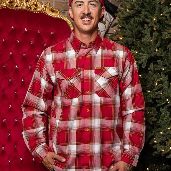 DIXXON Flannel NOEL Christmas Flannel Shirt - Men's M - Picture 8 of 12